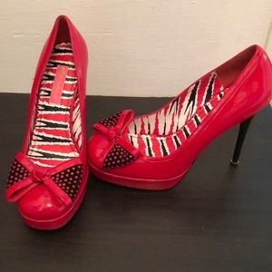 Betsey Johnson Red Heels